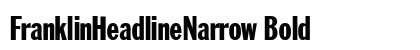FranklinHeadlineNarrow Bold preview