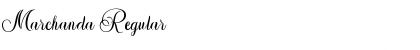 Marchanda Regular Font