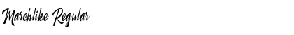 Marchlike Regular Font