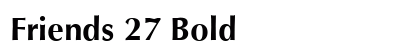 Friends 27 Bold preview