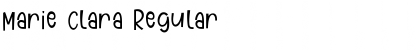 Marie Clara Regular Font Marie Clara Regular Font