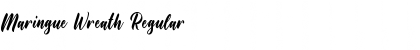 Maringue Wreath Regular Font Maringue Wreath Regular Font