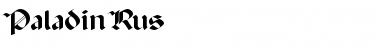 Download PaladinRus Font Download PaladinRus Font