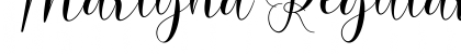 Marlyna Regular Font