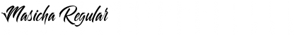 Masicha Regular Font