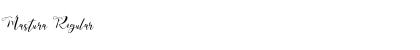 Mastura Regular Font