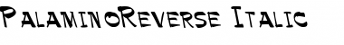 Download PalaminoReverse Font