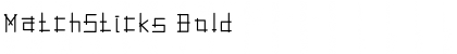 MatchSticks Bold Font
