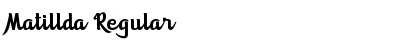 Matillda Regular Font
