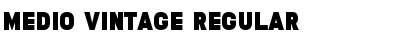 MEDIO VINTAGE Regular Font