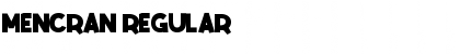 Mencran Regular Font