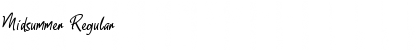 Midsummer Regular Font