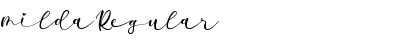milda Regular Font