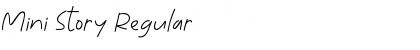 Mini Story Regular Font