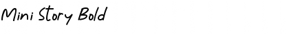 Mini Story Bold Font