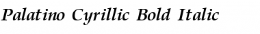 Palatino Bold Italic Font