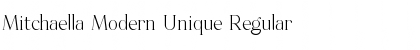 Mitchaella Modern Unique Regular Font