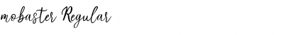 mobaster Regular Font