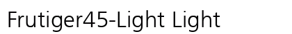 Frutiger45-Light Light preview