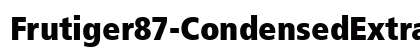 Frutiger87-CondensedExtraBlack Extra Black preview