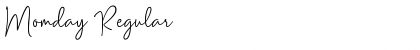 Momday Regular Font