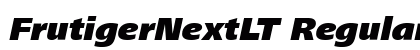 FrutigerNextLT Regular Preview