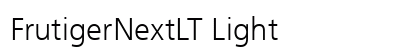 FrutigerNextLT Light preview