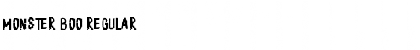MONSTER BOO Regular Font
