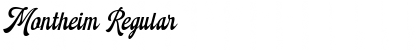 Montheim Regular Font