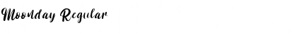 Moonday Regular Font