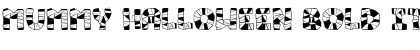 Mummy Halloween Bold Italic Font