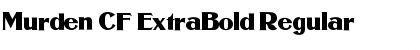 Download Murden CF ExtraBold Font