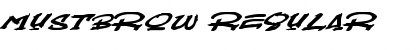 Mustbrow Regular Font