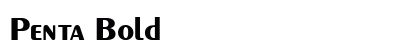 Penta Bold preview