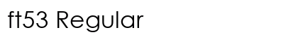 ft53 Regular preview