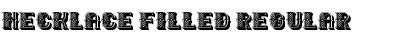 Download Necklace Filled Font Download Necklace Filled Font