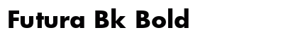 Futura Bk Bold preview