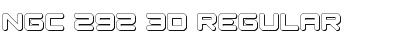Download NGC 292 3D Font Download NGC 292 3D Font