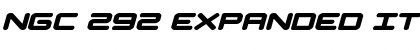 Download NGC 292 Expanded Italic Font Download NGC 292 Expanded Italic Font