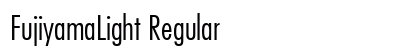 FujiyamaLight Regular preview