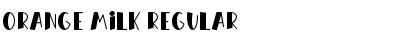 Download Orange Milk Font Download Orange Milk Font