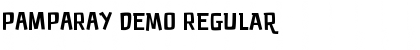 Download PAMPARAY Demo Font Download PAMPARAY Demo Font
