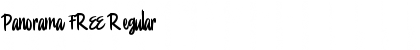 Panorama FREE Regular Font