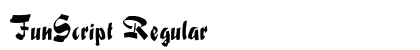 FunScript Regular preview