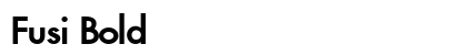 Fusi Bold preview