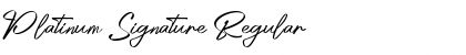 Download Platinum Signature Font Download Platinum Signature Font