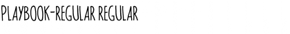 Download Playbook-Regular Font Download Playbook-Regular Font