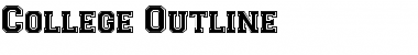 Download College-Outline Font Download College-Outline Font