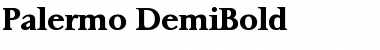 Palermo-DemiBold Regular Font