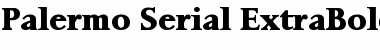 Palermo-Serial-ExtraBold Regular Font